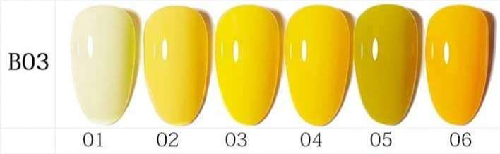 AS - UV Gel Polish - B03 (Yellow Olive) Series
