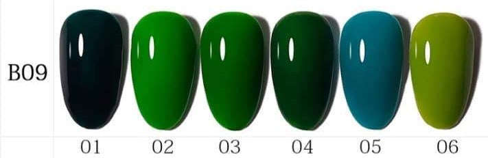 AS - UV Gel Polish - B09 (Green) Series