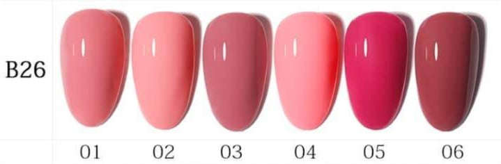 AS - UV Gel Polish - B26 / Neon (Pink/Red) Series