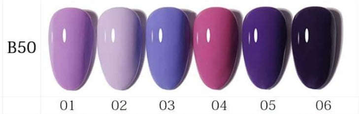 AS - UV Gel Polish - B50 (Purple) Series