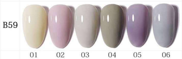 AS - UV Gel Polish - B59 (Grey/Purple) Series