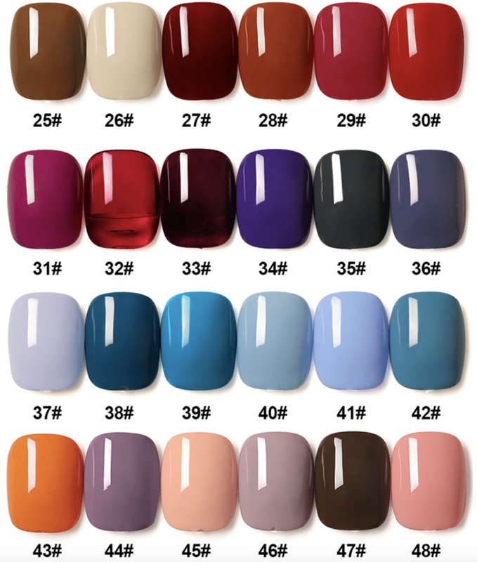 AS- UV Gel Polish - 60pcs Box Set - Free Colour Chart