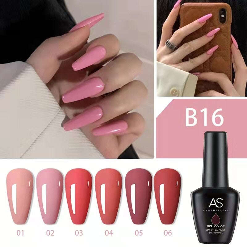 AS - UV Gel Polish - B16 (Pink) Series
