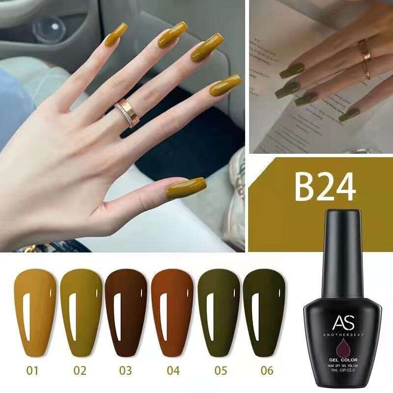 AS - UV Gel Polish - B24 (Yellow/Green) Series