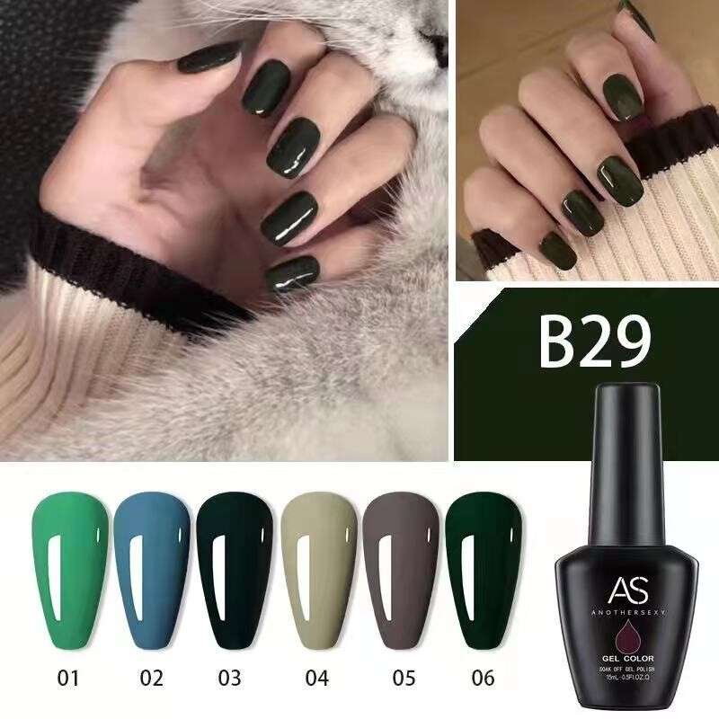 AS - UV Gel Polish - B29 (Blue/Green) Series
