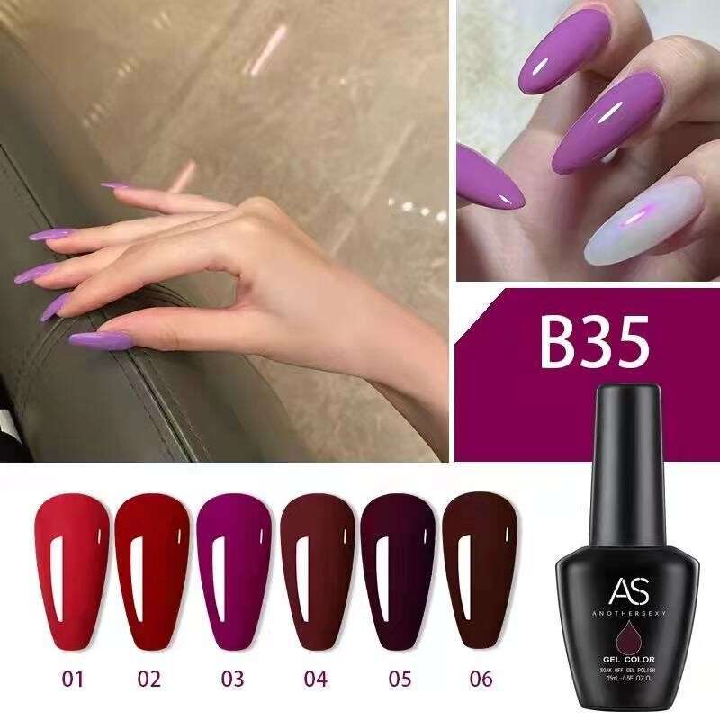 AS - UV Gel Polish - B35 (Purple/Red) Series