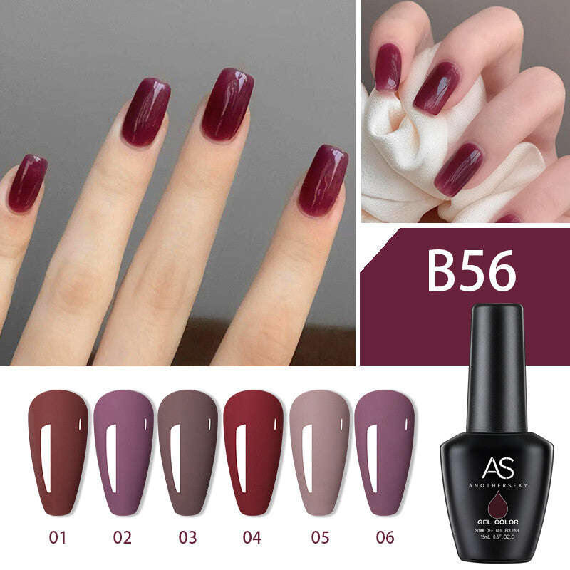 AS - UV Gel Polish - B56 (Purple/Nude) Series