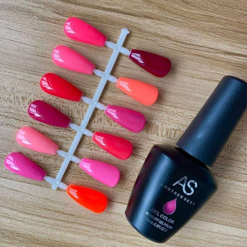 AS - UV Gel Polish - Pink/Rose Red Series