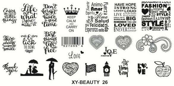 Stamping Plate - XY-Beauty