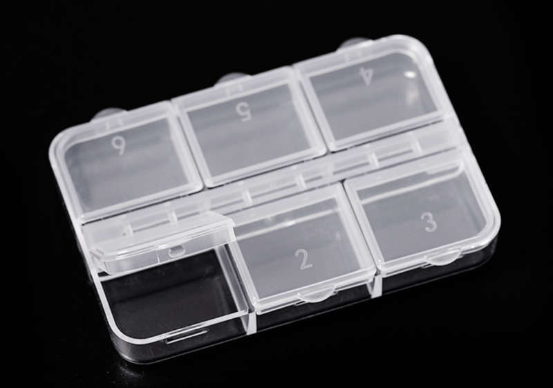 Storage Box Plastic - 6 Grid