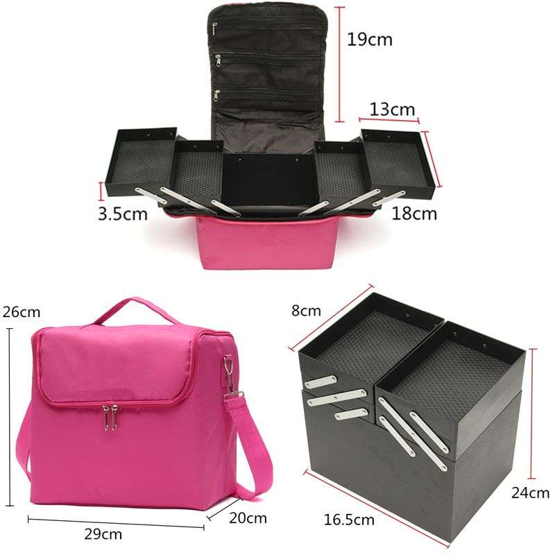 Storage Case - Cosmetic - Black Martial