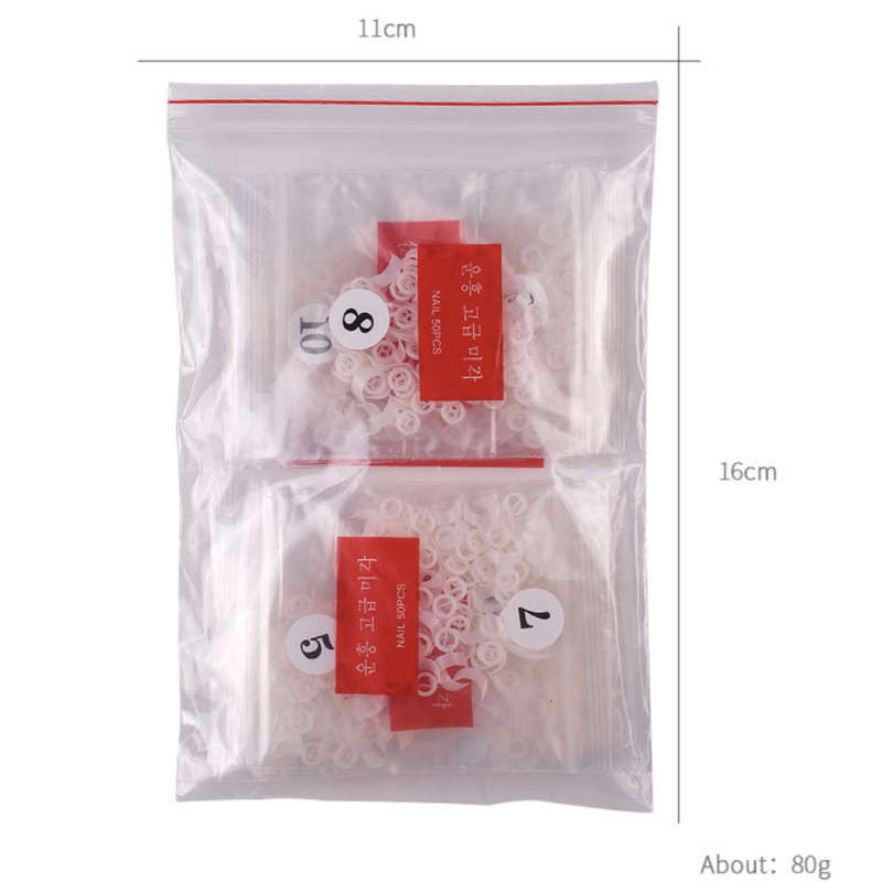 French Edge - Nail Tips - 500pcs - Bag (Buy 1, Get 1 Free)