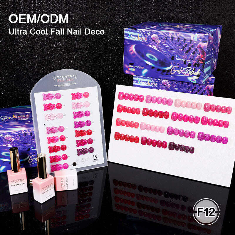 Vendeeni - UV Gel Polish - 15pcs Set - F12