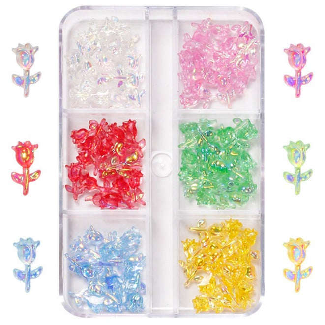 Nail Decoration - Rose