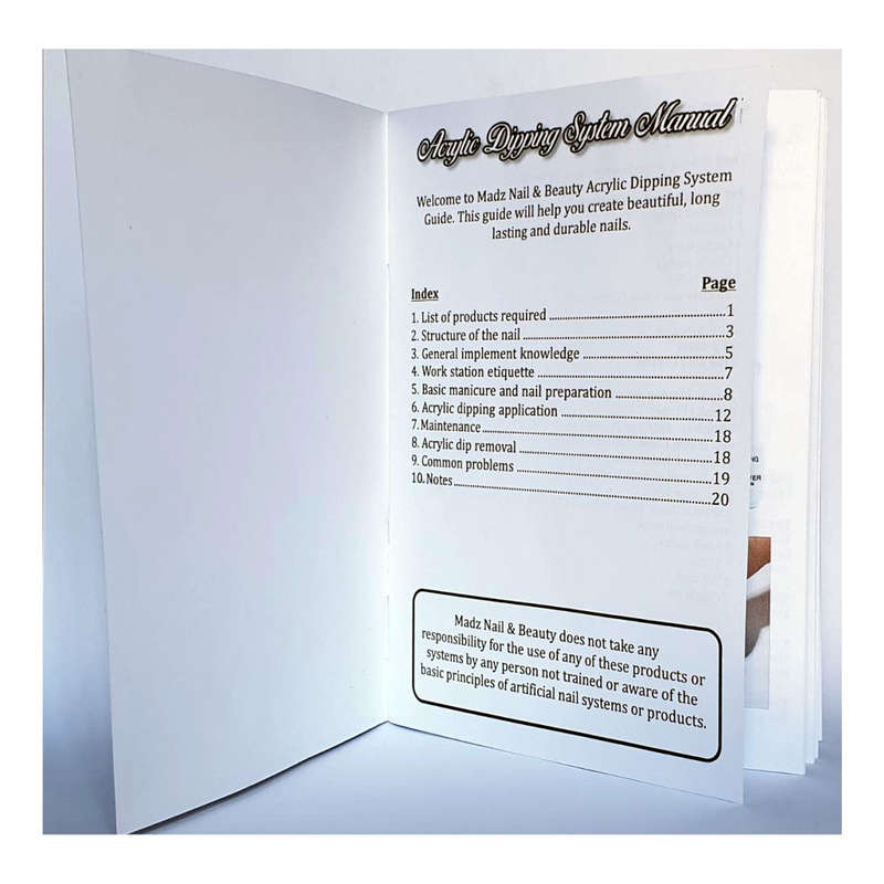 Acrylic Dipping System Manual Book - PDF