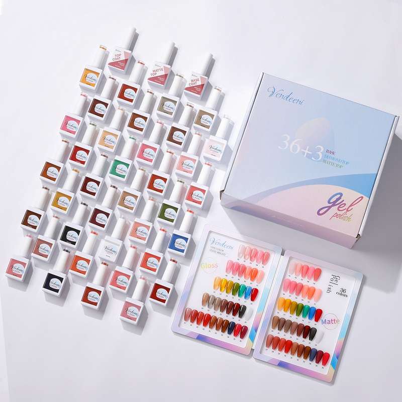 Vendeeni - UV Gel Polish - 36 Colours (Transparrent) - Set 1