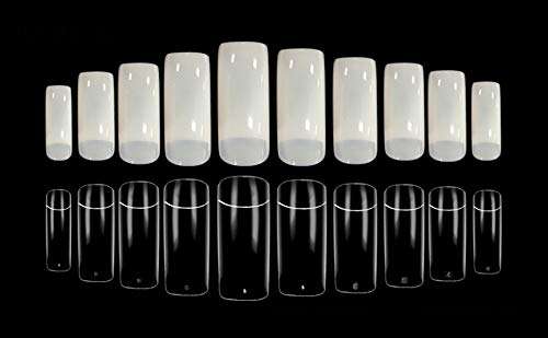Full / Squoval - Halfmoon - Nail Tips - 100pcs - Box (Buy 1, Get 1 Free)