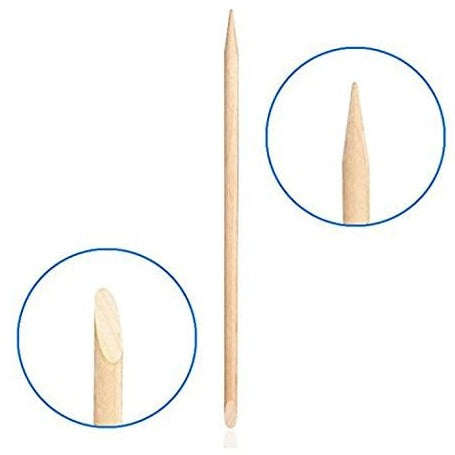 Orange Wooden Sticks - 20pcs