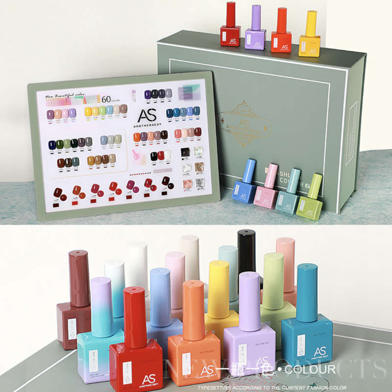 AS- UV Gel Polish - 60pcs Box Set - Free Colour Chart