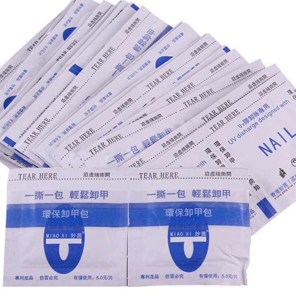 Acetone Pads - Gel Polish Remover Wraps