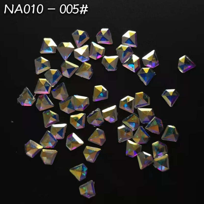 Shaped Nail Rhinestones - 10pcs