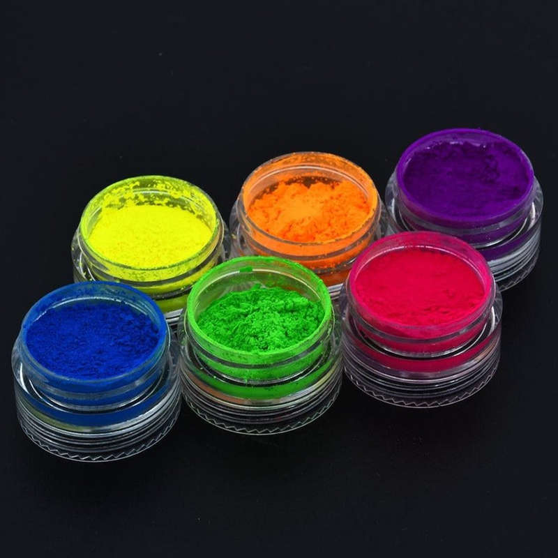 Fluorescent Neon Powder 6pcs