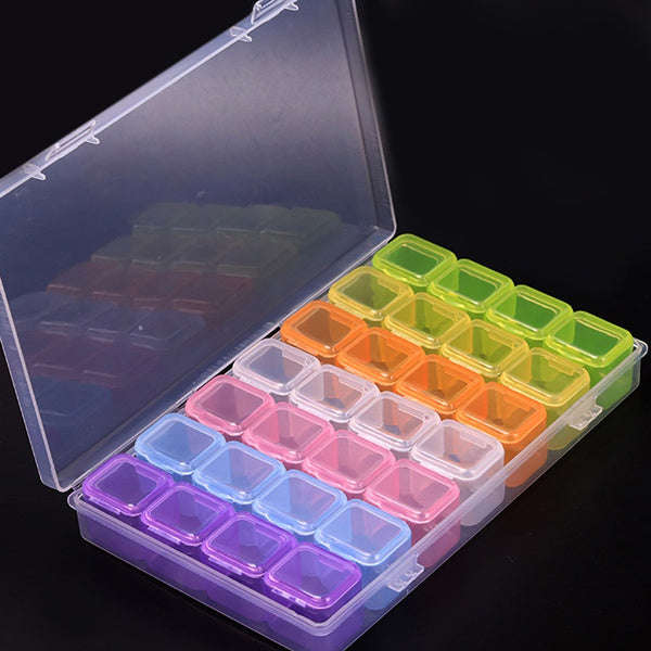 Storage Box Plastic - Division Box - Colourful