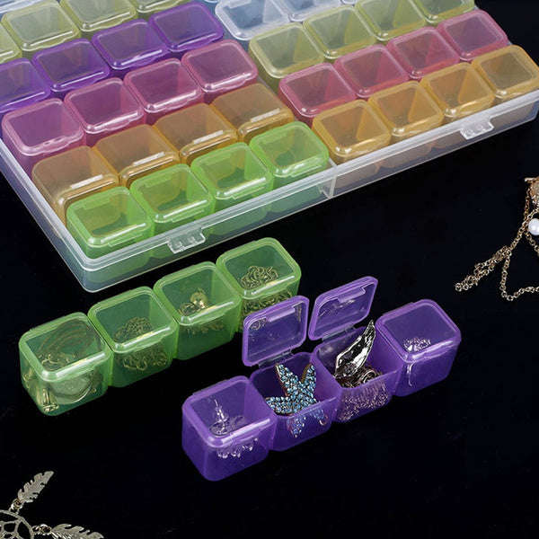 Storage Box Plastic - Division Box - Colourful