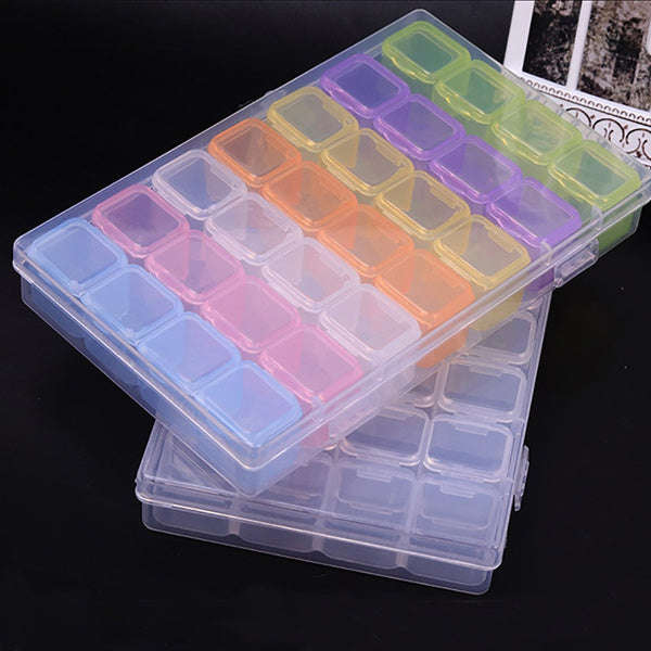 Storage Box Plastic - Division Box - Colourful