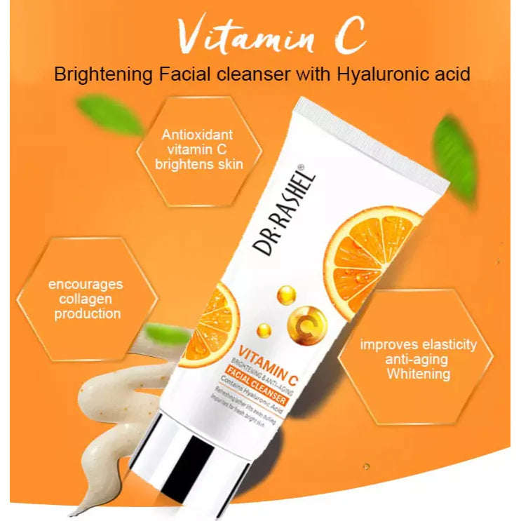 Dr. Rashel - Vitamin C Brightening & Anti-Aging Facial Cleanser - 80g