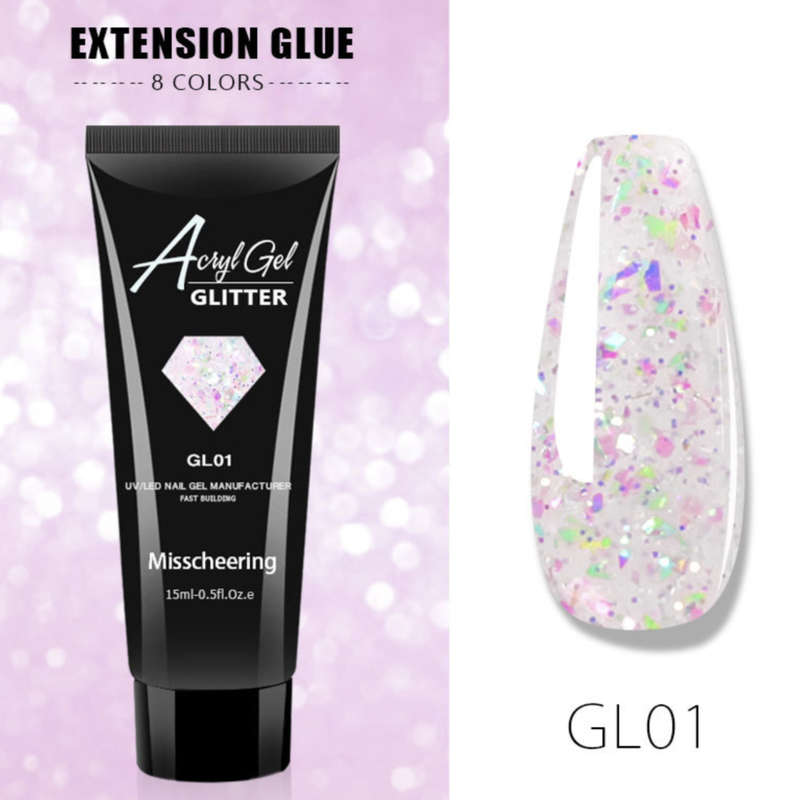 Poly Gel - Glitter - 15ml