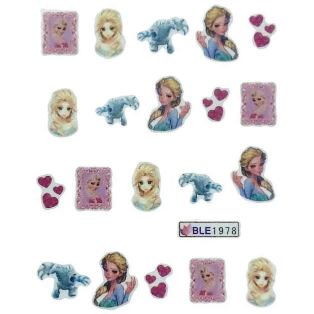 Water Slide Decals - Frozen (BLE1978) - 1pcs