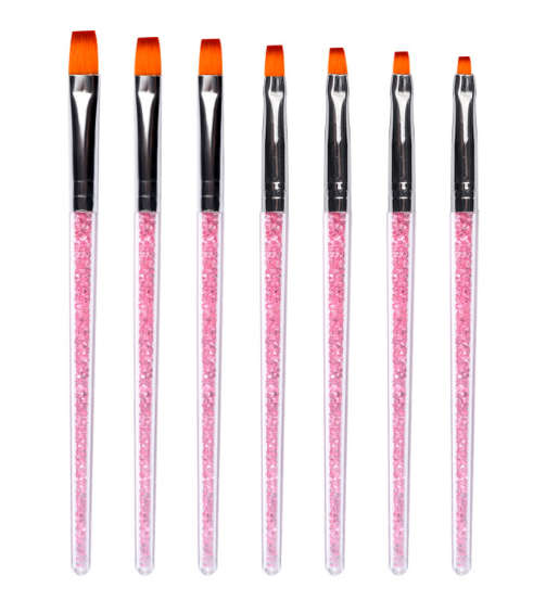 Gel Brush - Pink Diamond - 7pcs