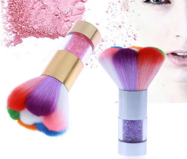 Dusting Brush - Colourful/Silver Handle