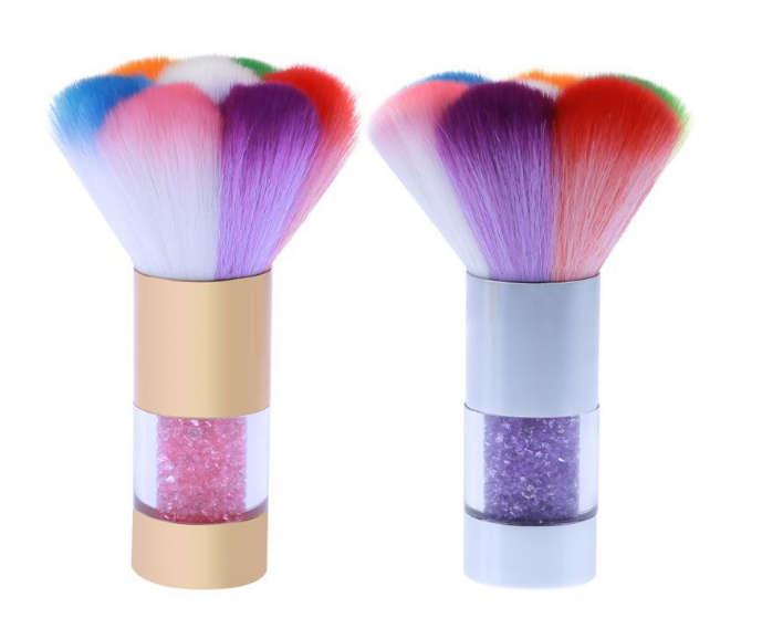 Dusting Brush - Colourful/Silver Handle