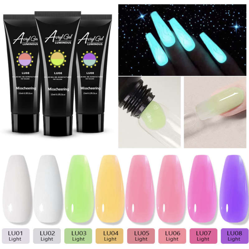 Poly Gel - Glow in the dark / Luminous - 15ml