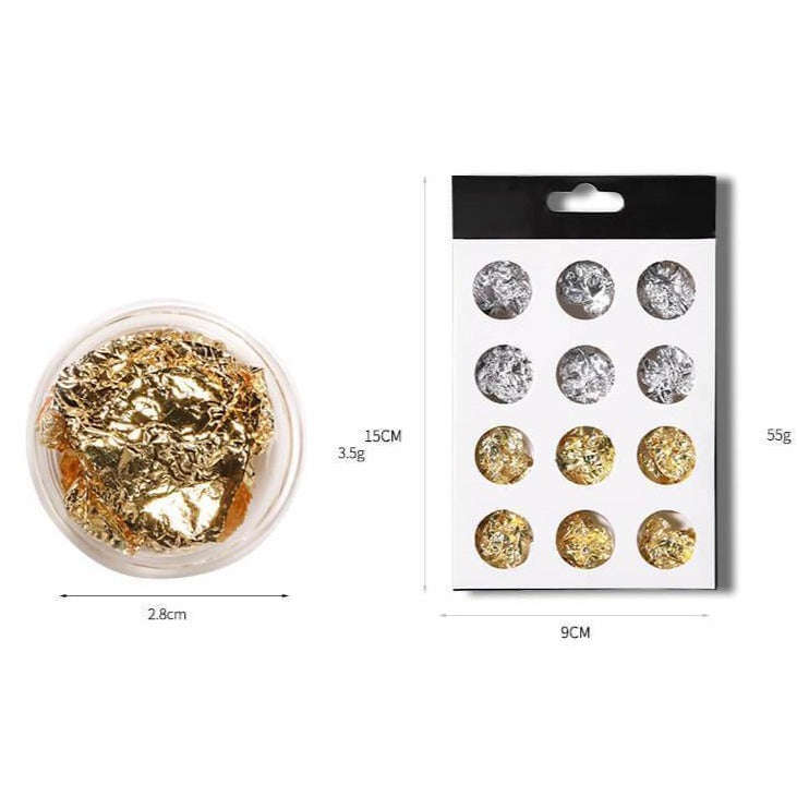 Foil Aluminium - (6 x 2 Colours) 12pcs