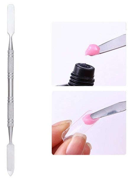 Stainless Steel Double Side Poly Gel Tool