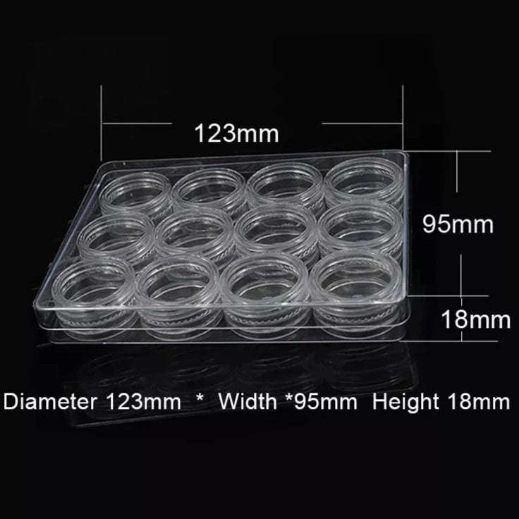 Empty Container - 3g x 12pcs Set