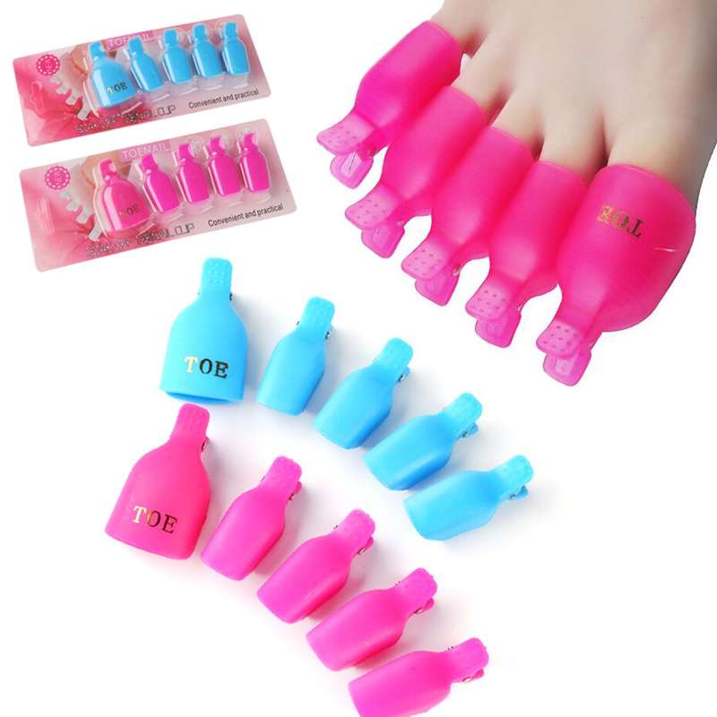 Soak Off - Toe Reusable Keeper - 5pcs