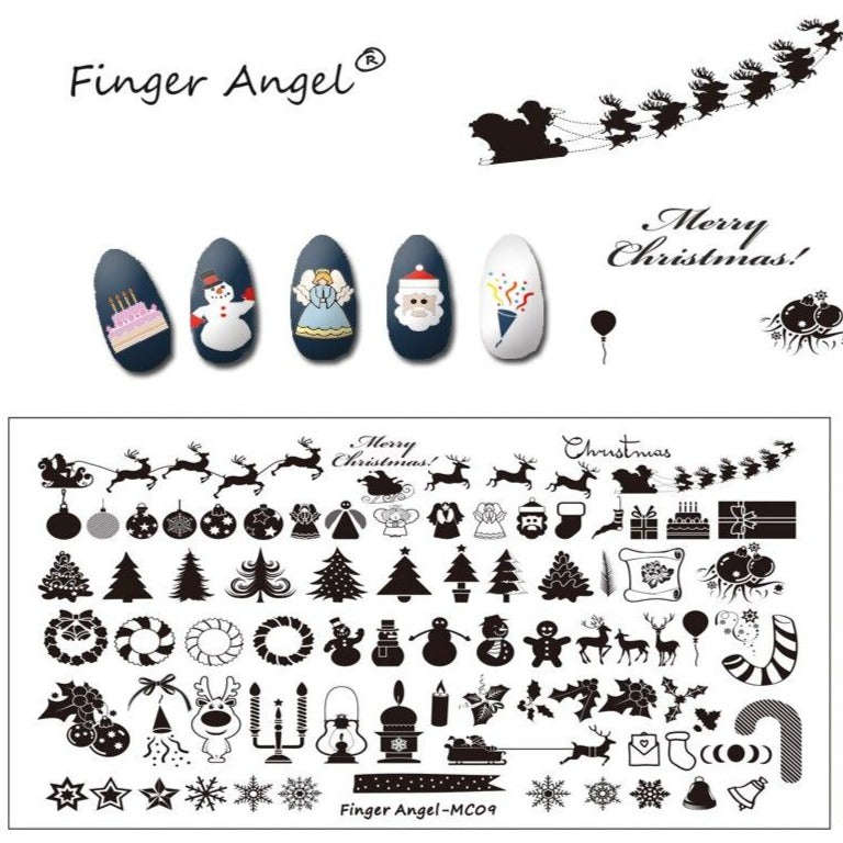 Stamping Plate - Finger Angel MC