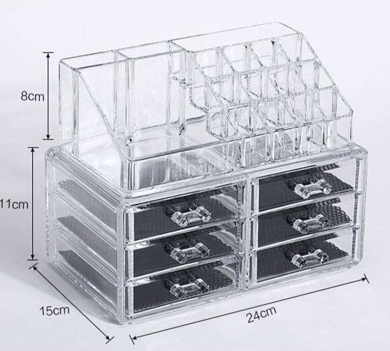 Organizer - Cosmetic Storage - 6 Drawer