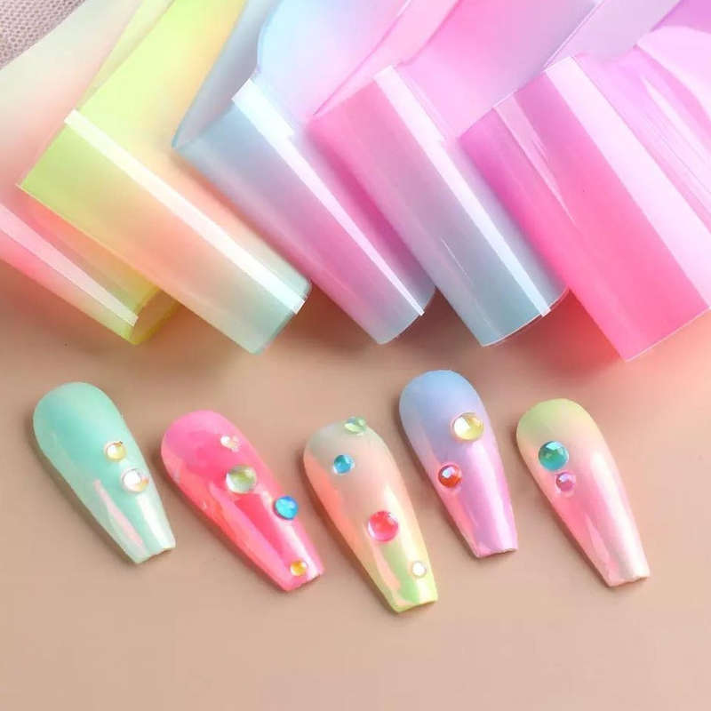 Foil Paper Box - 10pcs - Gradient Set B