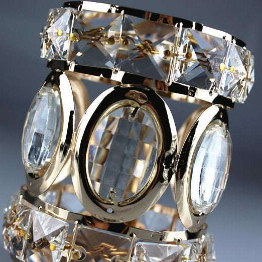 Brush Holder - Crystal - L02 - Gold