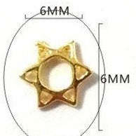 Metal Nail Jewelry - Star - 10pcs
