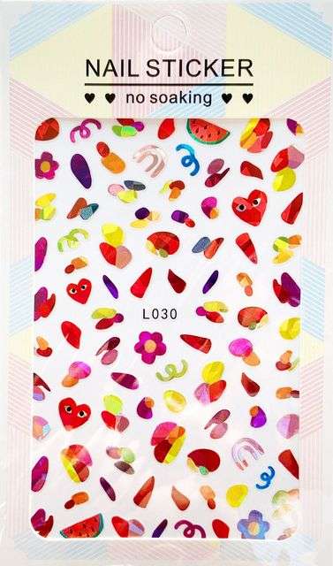 Nail Sticker - Laser - (L030)