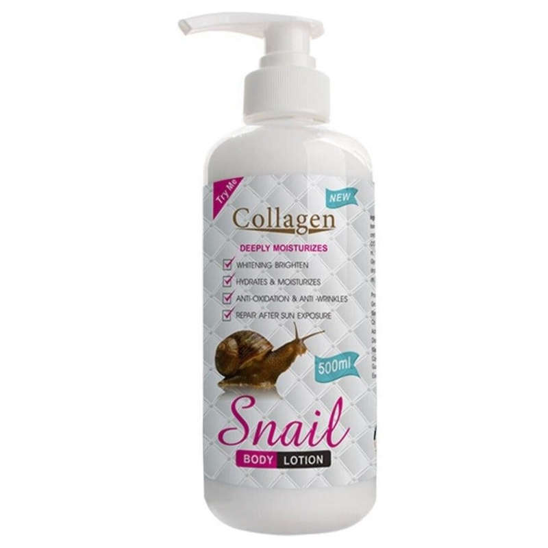 Collagen - Deeply Moisturizes - Snail Body Lotion - 500 ml
