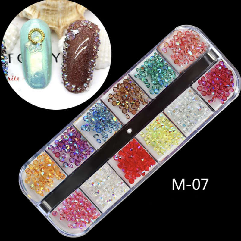 12 Grids Nail Decoration - M-07