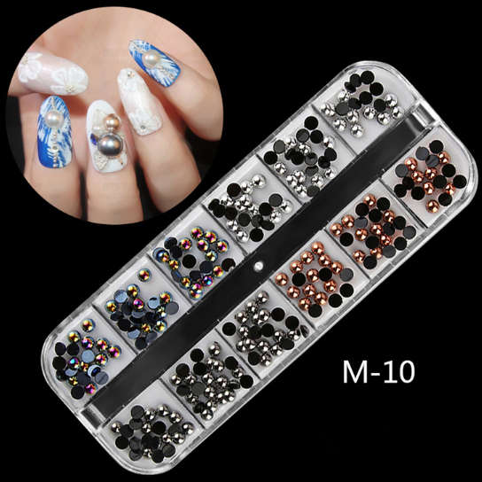 12 Grids Nail Decoration - M-10