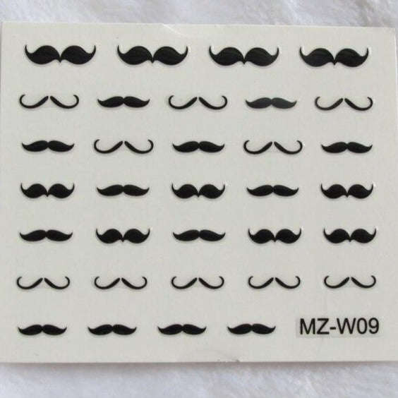 Sticker - (MZ-W09) - Moustache
